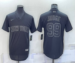 Nike Los Angeles Dodgers #99 Aaron Judge Black Inverted Legend Pullover Authentic Stitched MLB jersey
