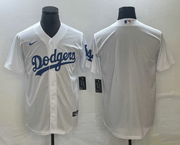 Nike Los Angeles Dodgers #Blank White Game Authentic Stitched MLB Jersey