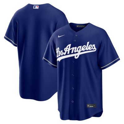 Nike Los Angeles Dodgers Blank Blue Los Angeles Front  Jersey