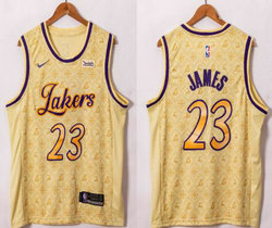 Nike Los Angeles Lakers #23 Lebron James 2021 Authentic Stitched NBA Jersey
