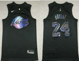 Nike Los Angeles Lakers #24 Kobe Bryant 2020-21 rainbow Authentic Stitched NBA Jersey