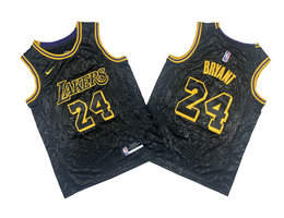 Nike Los Angeles Lakers #24 Kobe Bryant Black Snake City Authentic Stitched NBA jerseys
