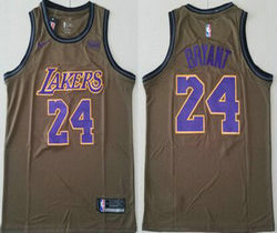 Nike Los Angeles Lakers #24 Kobe Bryant brown NBA Jersey