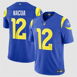 Nike Los Angeles Rams #12 Puka Nacua Royal 2026 Authentic Stitched NFL Jersey