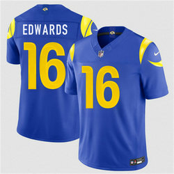 Nike Los Angeles Rams #16 Tru Edwards Royal Authentic Stitched NFL Jersey