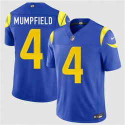 Nike Los Angeles Rams #4 Konata Mumpfield Royal Authentic Stitched NFL Jersey