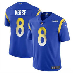 Nike Los Angeles Rams #8 Jared Verse Blue 2024 Draft Vapor Untouchable Stitched Football Jersey