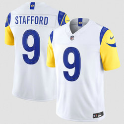 Nike Los Angeles Rams #9 Matthew Stafford White 2026 Authentic Stitched NFL Jersey