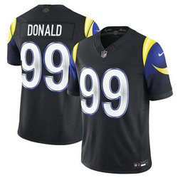Nike Los Angeles Rams #99 Aaron Donald 2025 Black NFL jersey