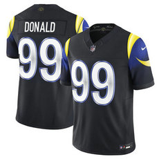 Nike Los Angeles Rams #99 Aaron Donald 2025 Black Rivalries NFL jersey