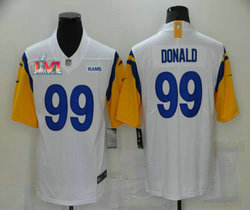 Nike Los Angeles Rams #99 Aaron Donald White 2021 Vapor Untouchable Limited Authentic Stitched NFL Jerseys