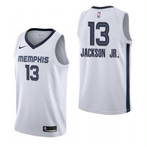 Nike Memphis Grizzlies #13 Jaren Jackson Jr White Game Authentic Stitched NBA Jersey