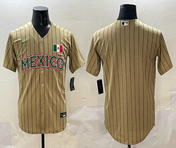 Nike Mexico Blank Stripes Joint baseball jersey
