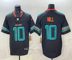 Nike Miami Dolphins #10 Tyreek Hill Black Rivalries Authentic Stitched NFL Jersey