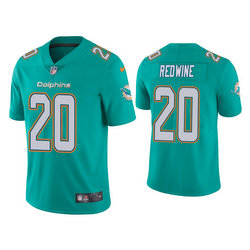 Nike Miami Dolphins #20 Sheldrick Redwine Aqua green Vapor Untouchable Authentic Stitched NFL Jersey