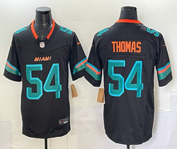 Nike Miami Dolphins #54 Zach Thomas Black Rivalries Authentic Stitched NFL Jersey