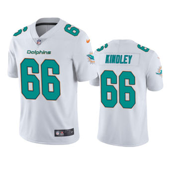 Nike Miami Dolphins #66 Solomon Kindley White Vapor Untouchable Authentic Stitched NFL Jersey