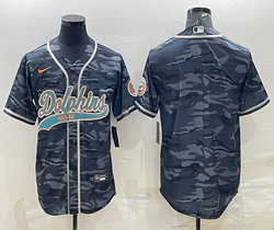 Nike Miami Dolphins Camo Joint Authentic Stitched baseball jersey