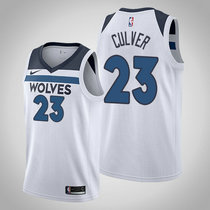 Nike Minnesota Timberwolves #23 Jarrett Culver White Game Authentic Stitched NBA jersey