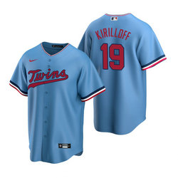 Nike Minnesota Twins #19 Alex Kirilloff Light Blue Game Authentic Stitched MLB jersey