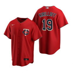 Nike Minnesota Twins #19 Alex Kirilloff Red Game Authentic Stitched MLB jersey