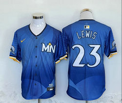 Nike Minnesota Twins #23 Royce Lewis 2024 City Authentic Stitched MLB jersey