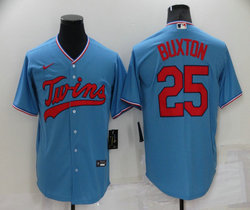 Nike Minnesota Twins #25 Byron Buxton Light Blue Game Authentic stitched MLB jersey