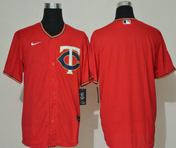 Nike Minnesota Twins #Blank Red Game Authentic Stitched MLB Jersey