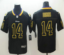 Nike Minnesota Vikings #14 Stefon Diggs Lights Out Black Vapor Untouchable Authentic Stitched NFL jersey
