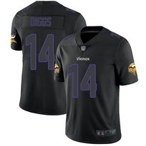 Nike Minnesota Vikings #14 Stefon Diggs New Black Impact Vapor Untouchable Authentic Stitched NFL jersey
