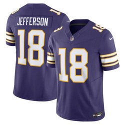 Nike Minnesota Vikings #18 Justin Jefferson Purple Throwback Vapor Untouchable Authentic Stitched NFL Jersey.jpg