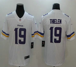 Nike Minnesota Vikings #19 Adam Thielen White Vapor Untouchable Authentic Stitched NFL Jersey