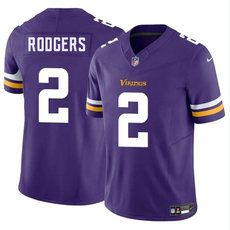 Nike Minnesota Vikings #2 Isaiah Rodgers Purple Vapor Untouchable Authentic Stitched NFL Jersey