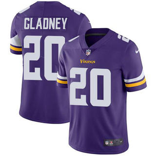 Nike Minnesota Vikings #20 Jeff Gladney Purple Vapor Untouchable Authentic Stitched NFL Jersey