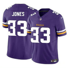 Nike Minnesota Vikings #33 Aaron Jones Purple 2023 F.U.S.E. Football Stitched Jersey