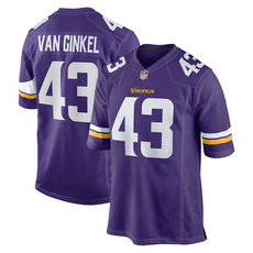 Nike Minnesota Vikings #43 Andrew Van Ginkel Purple Vapor Untouchable Authentic Stitched NFL Jersey