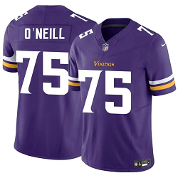 Nike Minnesota Vikings #75 Brian O’Neill Purple Stitched Football Jersey