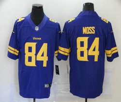 Nike Minnesota Vikings #84 Randy Moss Purple Rush Authentic Stitched NFL Jersey