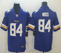 Nike Minnesota Vikings #84 Randy Moss Purple Vapor Untouchable Limited Authentic Stitched NFL Jersey