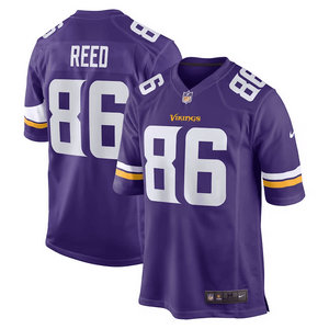 Nike Minnesota Vikings #86 Jake Reed Pluple Vapor Untouchable Authentic Stitched NFL Jersey