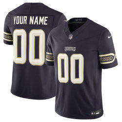 Nike Minnesota Vikings Custom Deep Purple Rivalries Stitched Football Jersey