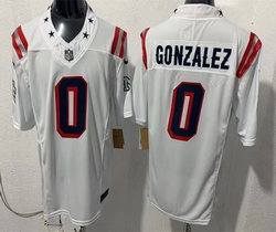 Nike New England Patriots #0 Christian Gonzalez White Rivalries Authentic Stitched NFL Jersey.webp