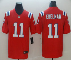 Nike New England Patriots #11 Julian Edelman Red Vapor Untouchable Authentic Stitched NFL Jersey