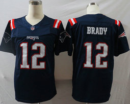 Nike New England Patriots #12 Tom Brady 2020 Navy Blue Vapor Untouchable Authentic Stitched NFL Jersey
