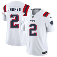 Nike New England Patriots #2 Harold Landry White Vapor Untouchable Authentic Stitched NFL Jersey