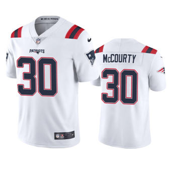 Nike New England Patriots #30 Jason Mccourty White Vapor Untouchable Authentic Stitched NFL Jersey