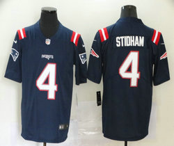 Nike New England Patriots #4 Jarrett Stidham 2020 Navy Blue Vapor Untouchable Authentic Stitched NFL Jersey