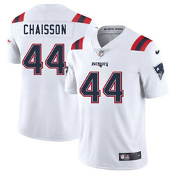 Nike New England Patriots #44 K'Lavon Chaisson White Vapor Untouchable Authentic Stitched NFL Jersey