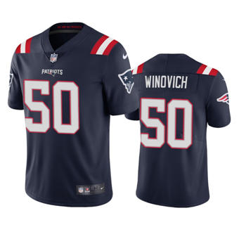 Nike New England Patriots #50 Chase Winovich Navy Blue Vapor Untouchable Authentic Stitched NFL Jersey