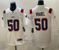 Nike New England Patriots #50 Mike Vrabel White Vapor Untouchable Authentic Stitched NFL Jersey